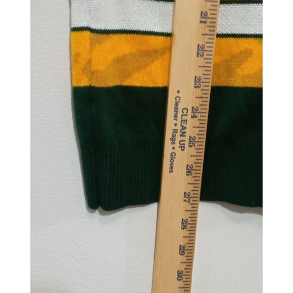 NFL Team Apparel Men's Sweater Green Bay Packets Yellow/Green Sz Small NWT! - Picture 12 of 12